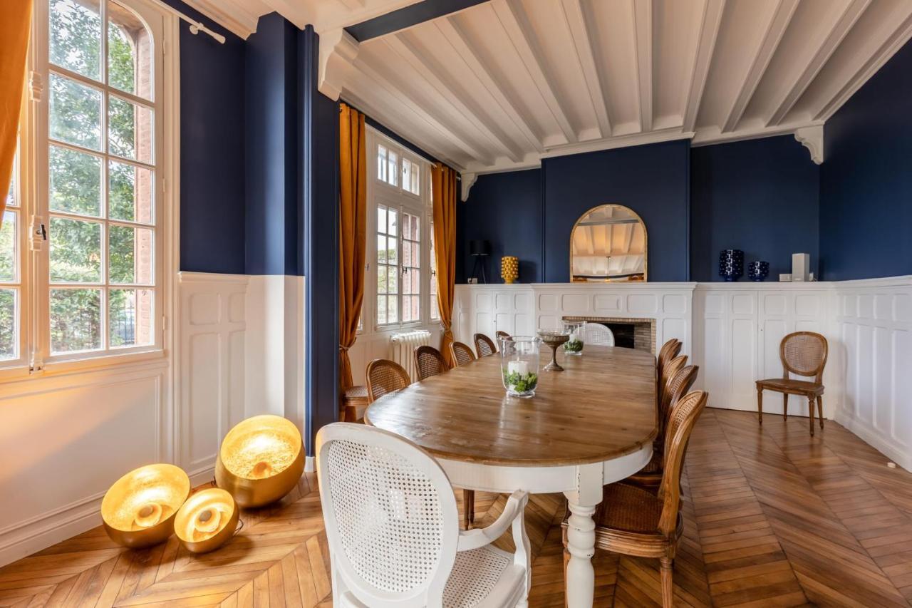 翁弗勒尔Le Manoir Des Embruns 14P - Location N1- Terrace- Public Parking 2 Min别墅 外观 照片