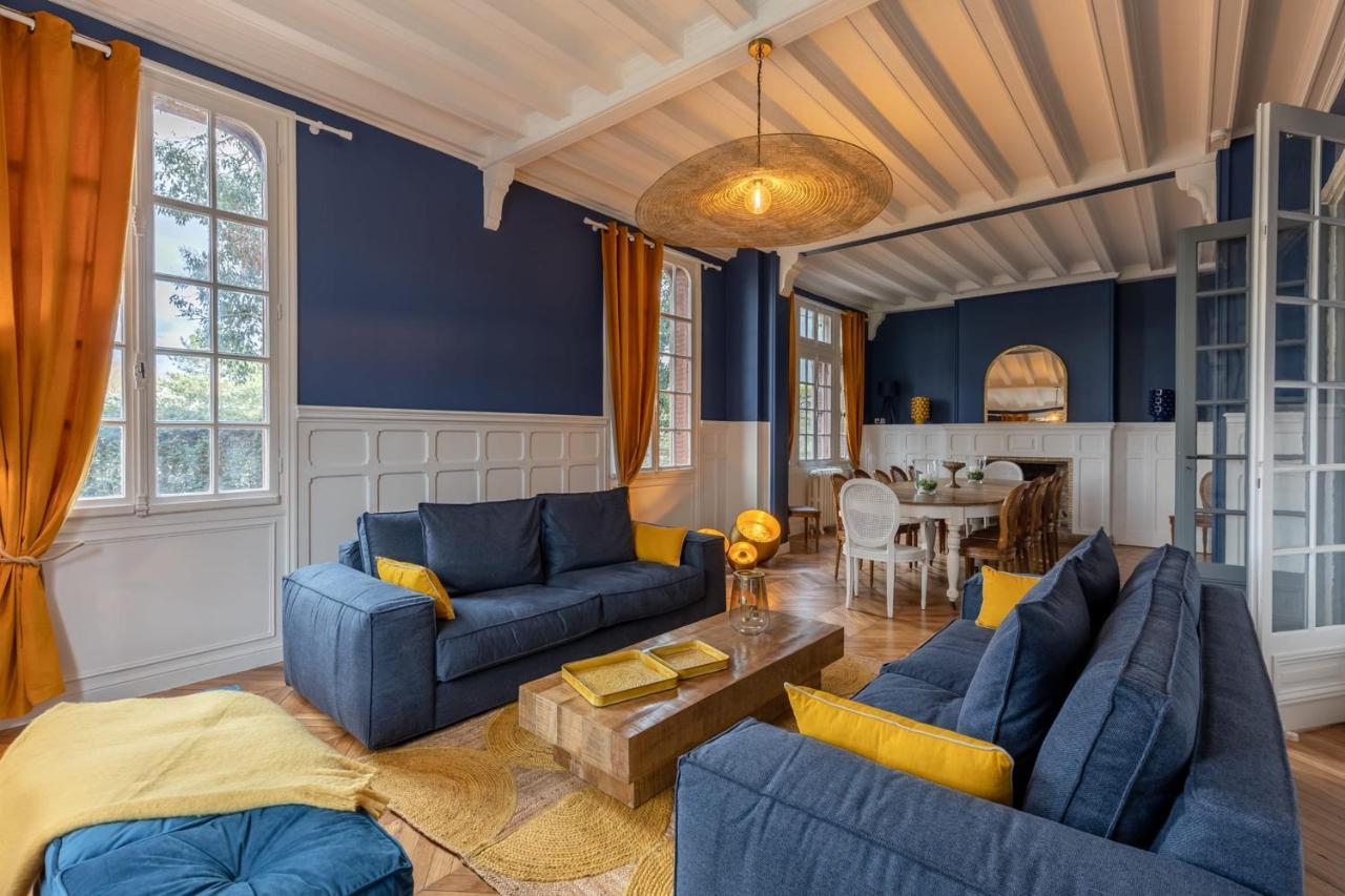 翁弗勒尔Le Manoir Des Embruns 14P - Location N1- Terrace- Public Parking 2 Min别墅 外观 照片