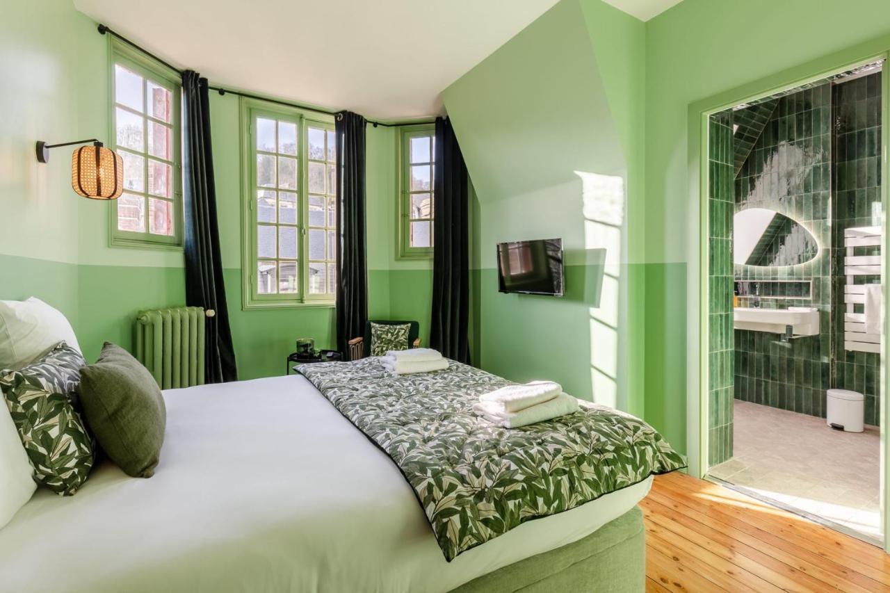 翁弗勒尔Le Manoir Des Embruns 14P - Location N1- Terrace- Public Parking 2 Min别墅 外观 照片