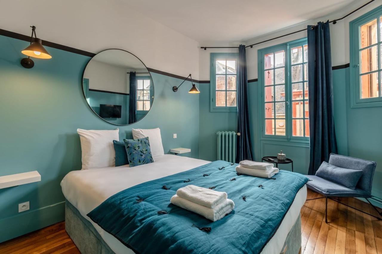 翁弗勒尔Le Manoir Des Embruns 14P - Location N1- Terrace- Public Parking 2 Min别墅 外观 照片