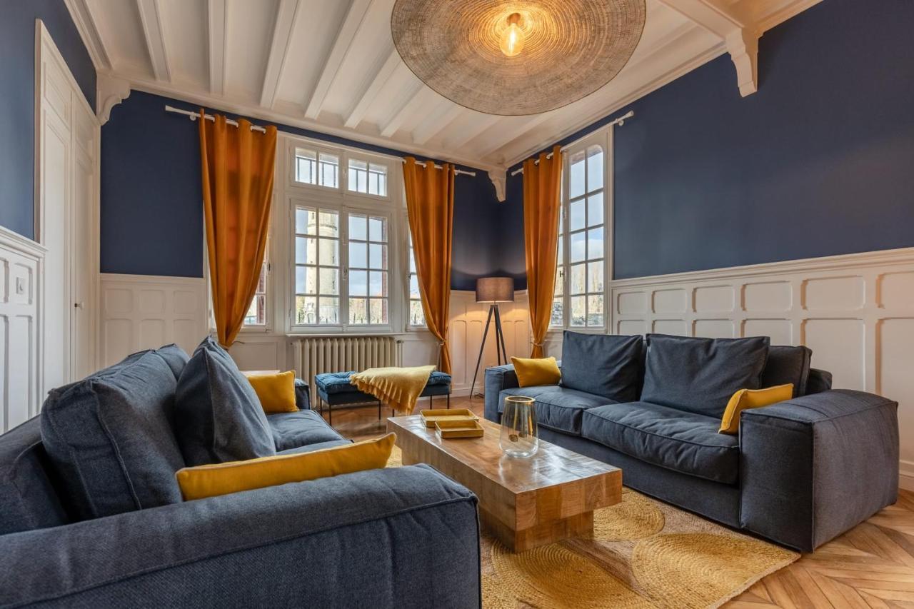 翁弗勒尔Le Manoir Des Embruns 14P - Location N1- Terrace- Public Parking 2 Min别墅 外观 照片