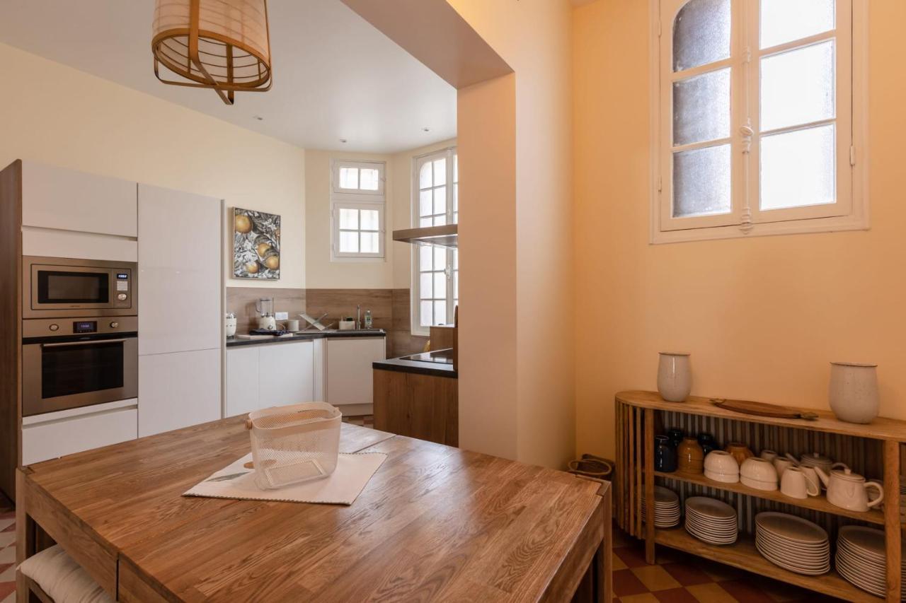 翁弗勒尔Le Manoir Des Embruns 14P - Location N1- Terrace- Public Parking 2 Min别墅 外观 照片