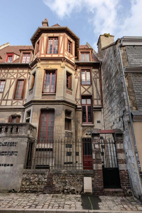 翁弗勒尔Le Manoir Des Embruns 14P - Location N1- Terrace- Public Parking 2 Min别墅 外观 照片