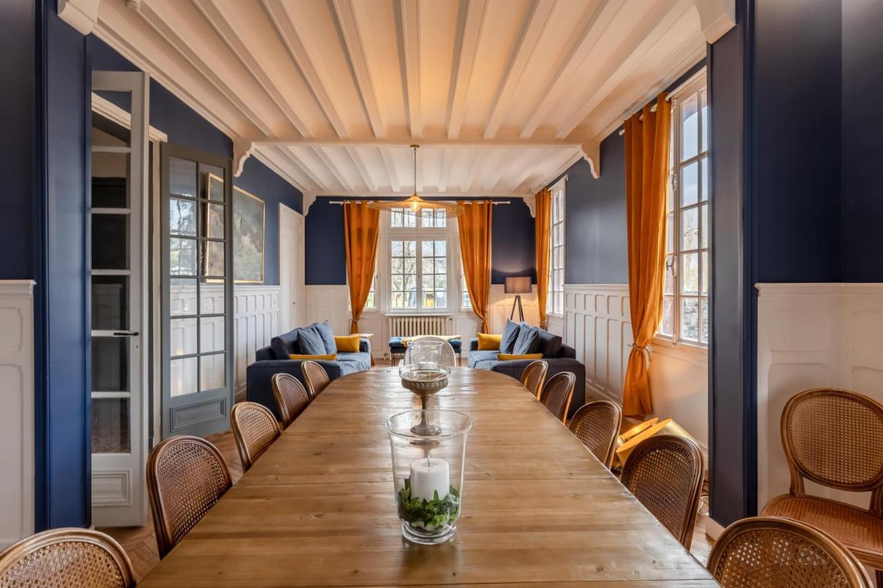 翁弗勒尔Le Manoir Des Embruns 14P - Location N1- Terrace- Public Parking 2 Min别墅 外观 照片