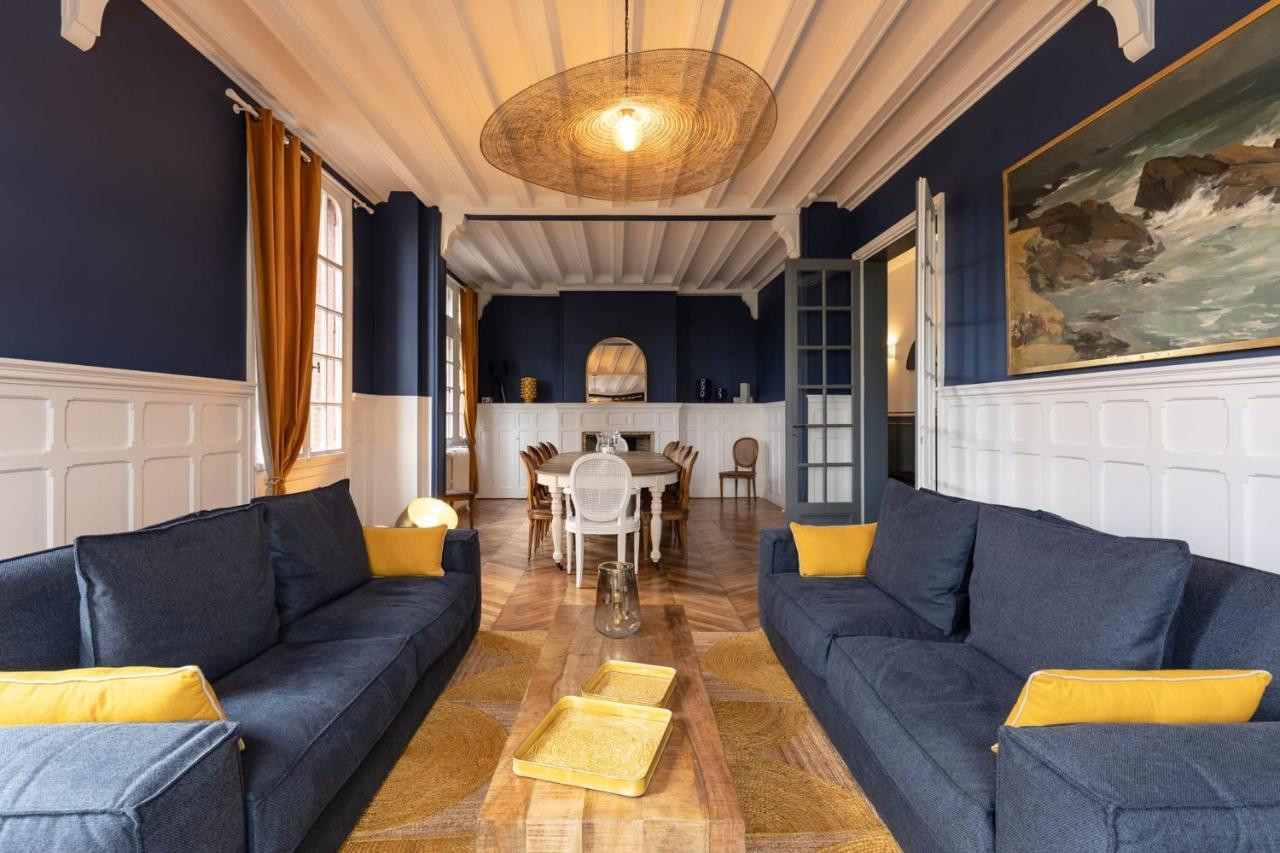 翁弗勒尔Le Manoir Des Embruns 14P - Location N1- Terrace- Public Parking 2 Min别墅 外观 照片