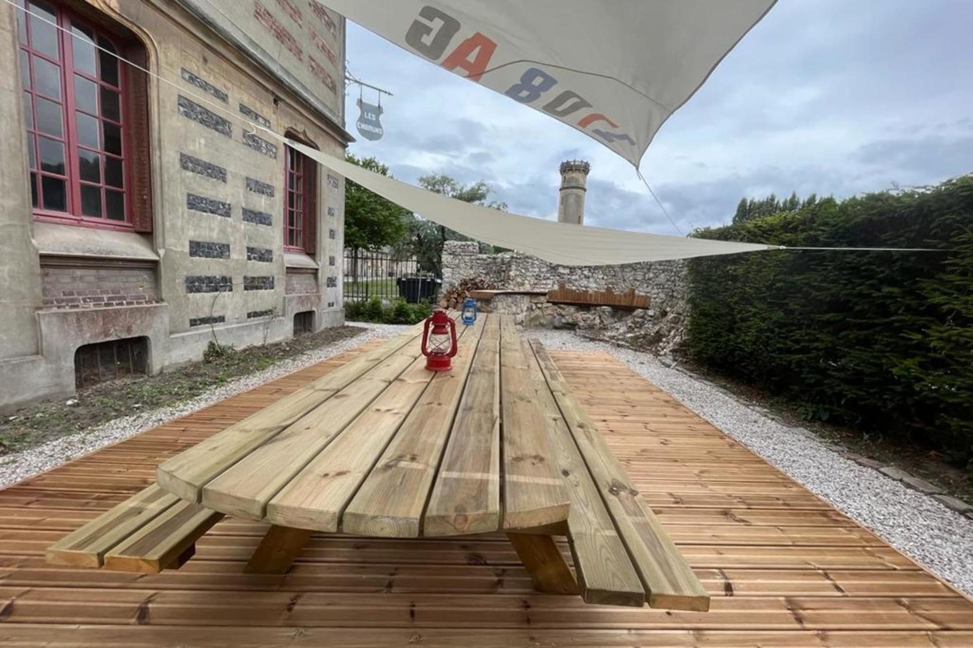 翁弗勒尔Le Manoir Des Embruns 14P - Location N1- Terrace- Public Parking 2 Min别墅 外观 照片